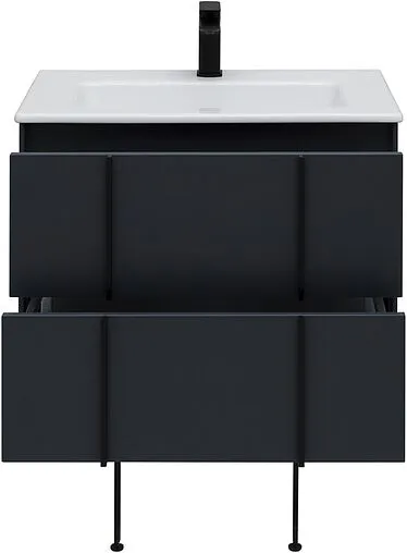 Тумба под умывальник подвесная Allen Brau Reality 70 антрацит 1.32004.AM