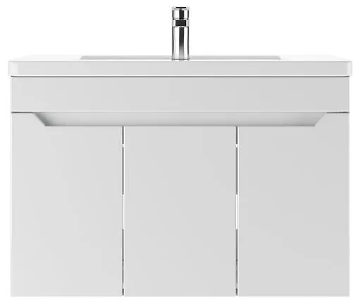 Тумба-умывальник подвесная Айсберг Мечта 80 белый DM2326T+1WH302251