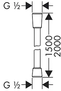 Шланг для душа растягивающийся от 1,5 до 2м Lemark Turn-Free 150см хром LE8034S, 2