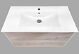 Тумба-умывальник подвесная Comforty Женева 90 дуб белый/белый 00004137133CF
