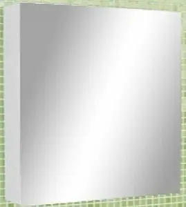 Шкаф-зеркало Comforty Римини 60 белый 00003130371CF, 1