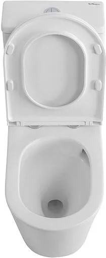 Унитаз-компакт безободковый BelBagno Tre Tornado белый BB673CP-MN-TOR/SC