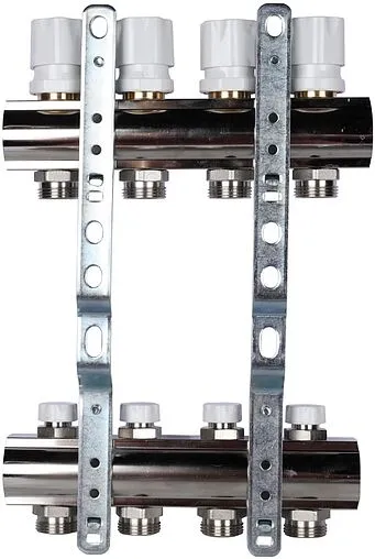 Группа коллекторная без расходомеров 4 отвода 1&quot;в/в x ¾&quot;ек Luxor CD 468M/4 15552704MN