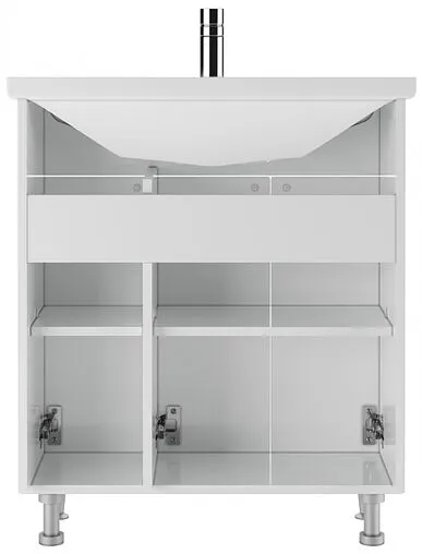 Тумба под умывальник напольный Айсберг Промо 70 белый DP2604T