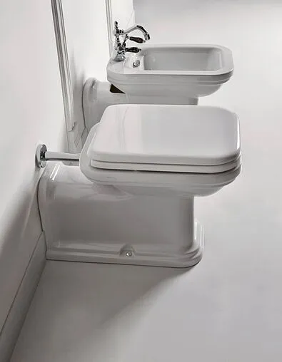 Унитаз приставной Kerasan Waldorf белый 411601