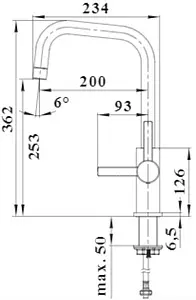 Смеситель для кухни Blanco Jandora нержавеющая сталь 526615, 3
