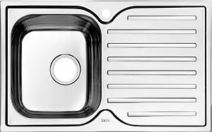 Мойка кухонная IDDIS Strit 78 L хром STR78SLi77K Мойка кухонная IDDIS Strit 78 L хром STR78SLi77K, 1