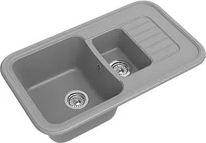Мойка кухонная Ewigstein Antik A-60KF серый металлик Мойка кухонная Ewigstein Antik A-60KF серый металлик, 1