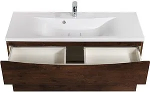Тумба-умывальник подвесная BelBagno MARINO-H60 100 Rovere Moro MARINO-H60-1000-2C-SO-RW-P+BB1000/445-LV-MR-PR, 3