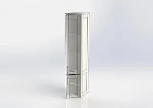 Шкаф-пенал Aquanet Бостон 36 R белый матовый 00196959, 3