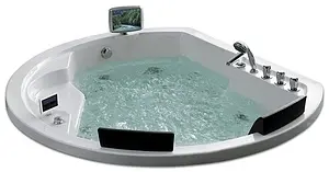 Ванна акриловая с гидромассажем Gemy 185x162 G9053 O Ванна акриловая с гидромассажем Gemy 185x162 G9053 O, 1