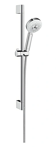 Душевая стойка Hansgrohe Crometta 100 Multi 3jet 65см хром/белый 26650400