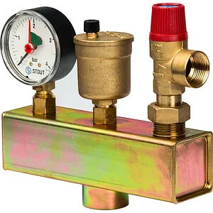 Группа безопасности котла до 50 кВт 1&quot; 3 бар Stout SVS-0004-015025, 1