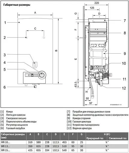 Водонагреватель проточный газовый Bosch Therm 4000 O WR10-2 P23 S5795 7701331615