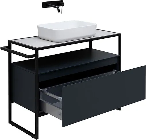 Тумба под умывальник напольная Allen Brau Priority 100 антрацит 1.31003.AM