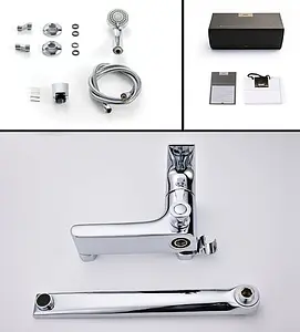 Смеситель для ванны с длинным изливом D&K Rhein Hertz хром DA1293301 Смеситель для ванны с длинным изливом D&K Rhein Hertz хром DA1293301, 5