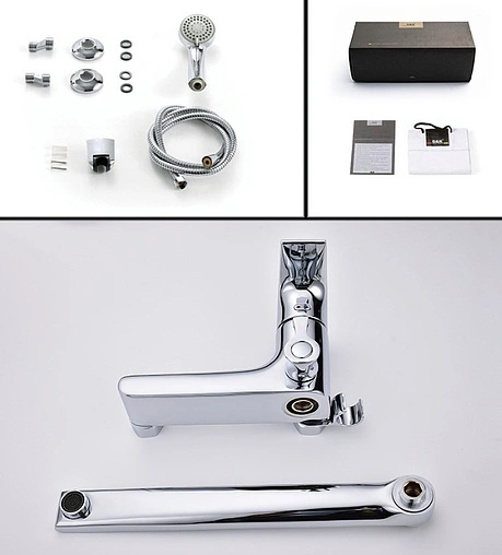 Смеситель для ванны с длинным изливом D&amp;K Rhein Hertz хром DA1293301