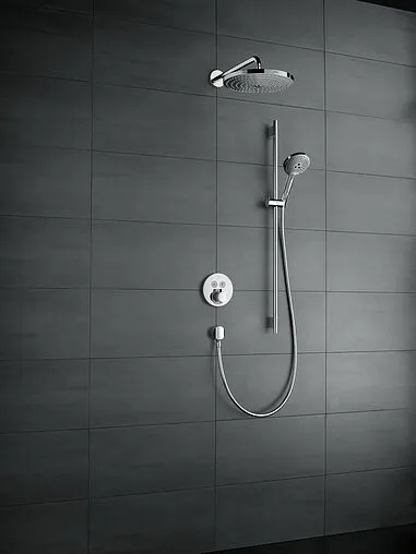 Лейка верхнего душа с настенным креплением Hansgrohe Raindance Select S 300 2jet хром 27378000
