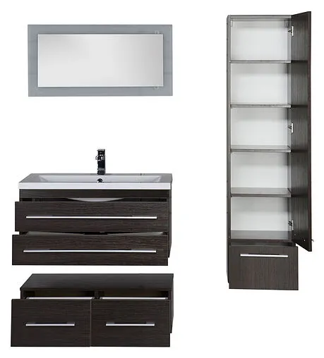 Шкаф-пенал подвесной Aquanet Нота 40 R венге 00159112 Шкаф-пенал подвесной Aquanet Нота 40 R венге 00159112