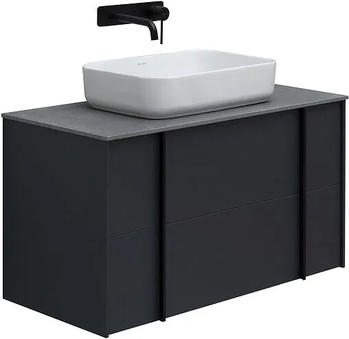 Тумба под умывальник подвесной Allen Brau Reality 90 антрацит 1.32006.AM