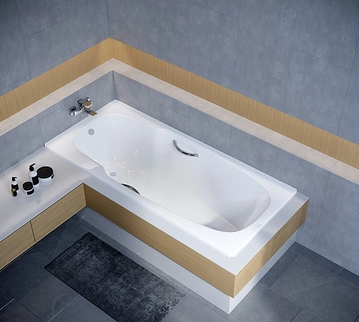 Ванна стальная Koller Pool Atlantica 180x80 с anti-slip белый B80JTI00E