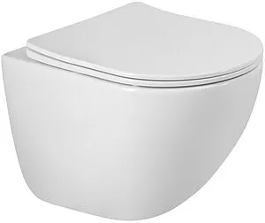 Унитаз подвесной безободковый BelBagno Amanda Tornado белый BB051CH-TOR-FC/SC, 1