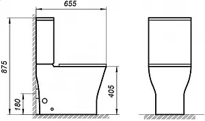 Бачок для унитаза BelBagno Acqua белый BB340T Бачок для унитаза BelBagno Acqua белый BB340T, 2