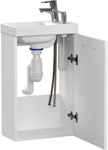 Тумба-умывальник 5 в 1 подвесной Cersanit Smart (5 в 1) белый 64179