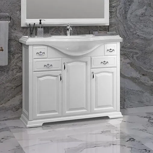 Тумба под умывальник напольный Opadiris Риспекто 100 белый матовый Z0000012631