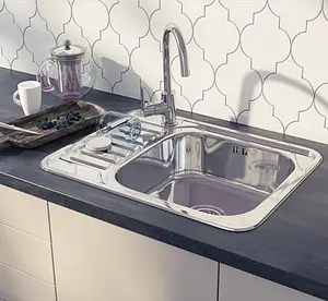 Мойка кухонная IDDIS Basic 65 R хром BAS65PRi77, 4