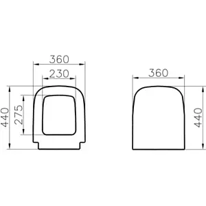 Крышка-сиденье для унитаза с микролифтом VitrA S20 белый 77-003-009 Крышка-сиденье для унитаза с микролифтом VitrA S20 белый 77-003-009, 2