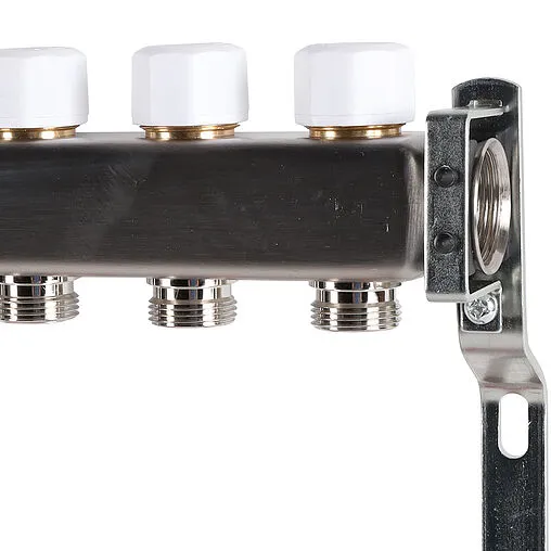 Группа коллекторная с расходомерами 8 отводов 1&quot;в/в x ¾&quot;ек Rommer RMS-1200-000008