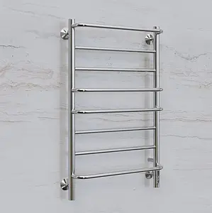 Полотенцесушитель электрический лесенка Terminus Евромикс П8 500х850 электро quick touch полированная сталь 4670078531292, 4