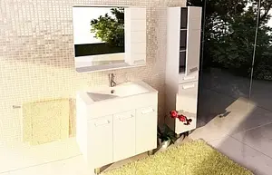 Шкаф-пенал напольный Comforty Модена 35 белый 00003121361CF Шкаф-пенал напольный Comforty Модена 35 белый 00003121361CF, 3