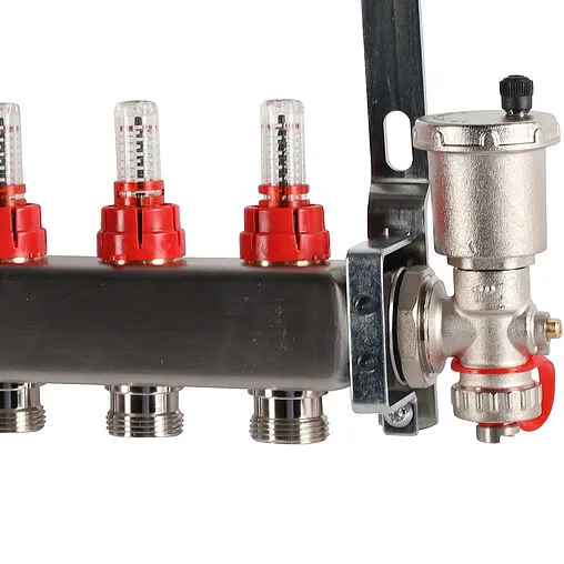 Группа коллекторная с расходомерами 6 отводов 1&quot;в/в x ¾&quot;ек Rommer RMS-1210-000006