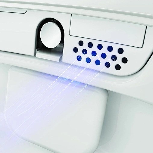 Умный унитаз-биде напольный безободковый VitrA V-Care Prime Rim-Ex белый 7232B403-6217