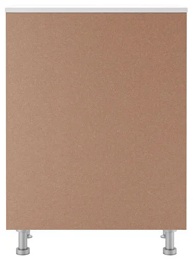 Комод напольный Айсберг Волна 60 белый DA1004K