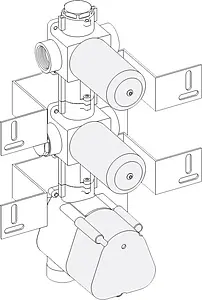 Скрытая часть термостата Bossini OKI Z030201000 Скрытая часть термостата Bossini OKI Z030201000, 2