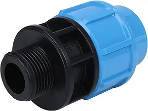 Муфта компрессионная переходная 32мм x 1"н Джилекс 9135 Муфта компрессионная переходная 32мм x 1"н Джилекс 9135, 1