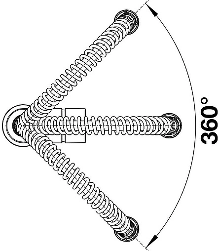 Смеситель для кухни с выдвижным изливом Blanco Catris-S хром 521476