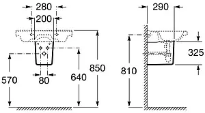Полупьедестал Roca Debba белый 33799100Y Полупьедестал Roca Debba белый 33799100Y, 2