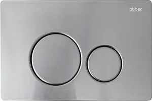 Клавиша смыва для унитаза Abber AC0121MCH хром матовый, 1