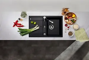 Мойка кухонная Blanco Metra 45 S 78 черный 525914, 5
