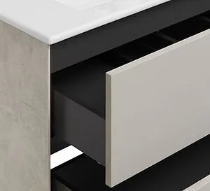 Тумба-умывальник подвесная Aquaton Сохо 75 галька серая/слэйт 1A2581K1AJ9A0 Тумба-умывальник подвесная Aquaton Сохо 75 галька серая/слэйт 1A2581K1AJ9A0, 5