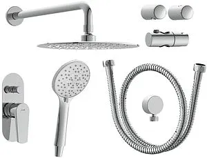 Душевая система со смесителем для душа Cersanit Moduo хром 64087 Душевая система со смесителем для душа Cersanit Moduo хром 64087, 5