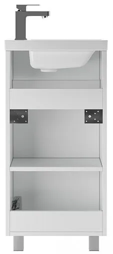 Тумба под умывальник напольная Айсберг Миранда 40 белый DA1616T