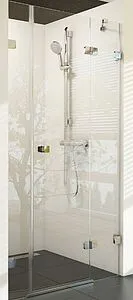 Дверь в нишу 1200мм прозрачное стекло Ravak Brilliant BSD2-120 R B SET 0UPG0A00Z1+D01000A089, 1