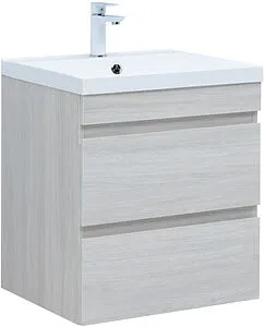 Тумба-умывальник подвесная Aquanet Нота New 60 дуб холден 00334203+00281220 Тумба-умывальник подвесная Aquanet Нота New 60 дуб холден 00334203+00281220, 1