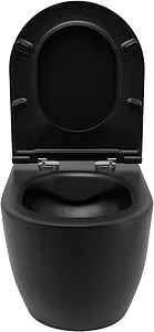 Унитаз приставной безободковый Allen Brau Reality черный матовый 4.32004.31 Унитаз приставной безободковый Allen Brau Reality черный матовый 4.32004.31, 5