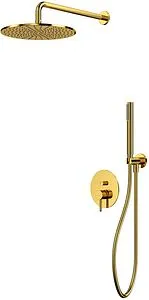 Душевая система со смесителем для душа WHITECROSS Y gold золото YSET04GL Душевая система со смесителем для душа WHITECROSS Y gold золото YSET04GL, 1
